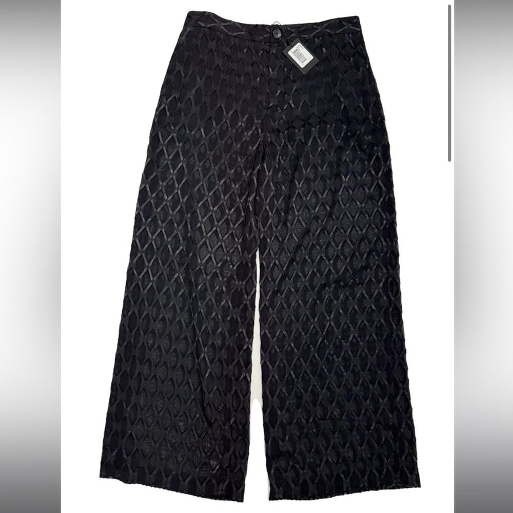 NWT Puppets And Puppets Sz 6 Black Lace Jane Pant